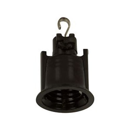 Main product image of Lampholder, No Hook Mounting, Weatherproof, Sign & Score Board, #14-12 Awg, Black 250V, 660W, 732-1-BU