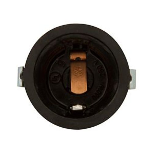 Main product image of Lampholder, Snap-In Mounting, Weatherproof, Sign & Score Board, #14-12 Awg, Black 250V, 660W, 732-3-BU