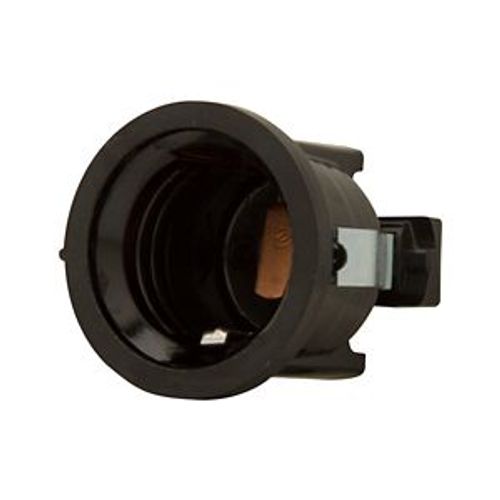Main product image of Lampholder, Snap-In Mounting, Weatherproof, Sign & Score Board, #14-12 Awg, Black 250V, 660W, 732-3-BU