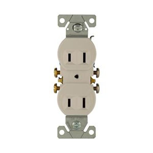 Main product image of Residential Grade Duplex Receptacle, #14-12 Awg 15A, 125V, Side Wire, White, 1-15R, Duplex, 736W-BOX