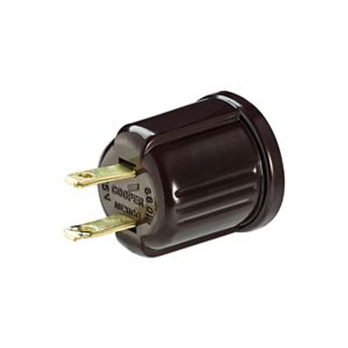 Main product image of Outlet Adapter, 1 Nema 1-15R Outlet To 1 Socket, Keyless Switch, 125V, Brown, Nema 1-15R, 660W, 738B-BOX