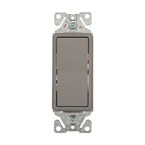 Main product image of Standard Grade Switch, Auto-Grounding #14-12 Awg 15A, 120/277V, Gray, Motor Control, Fan, 1-Pole, 7501-9GY