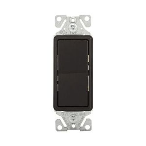 Main product image of Standard Grade Switch, Box, #14-12 Awg 15A, 120/277V, Black, Motor Control, Fan, 1-Pole 752407, 7501BK-BOX