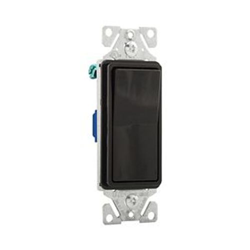 Main product image of Standard Grade Switch, Box, #14-12 Awg 15A, 120/277V, Black, Motor Control, Fan, 1-Pole 752407, 7501BK-BOX