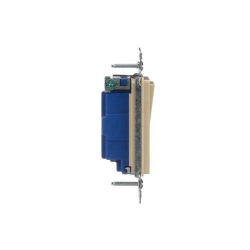 Main product image of Standard Grade Switch, #14-12 Awg 15A, 120/277V, Light Almond, Motor Control, Fan, 1-Pole 752384, 7501LA-BOX