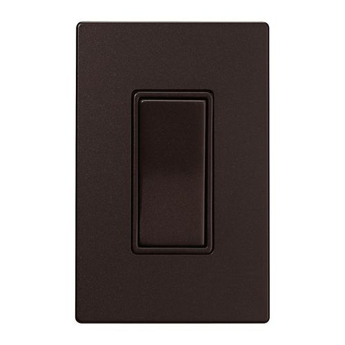 Main product image of Decorator Switch, 15A, 120/277V, Back Push Wiring, Oil Rubbed Bronze, 1-Pole 752797, 7501RB-BOX