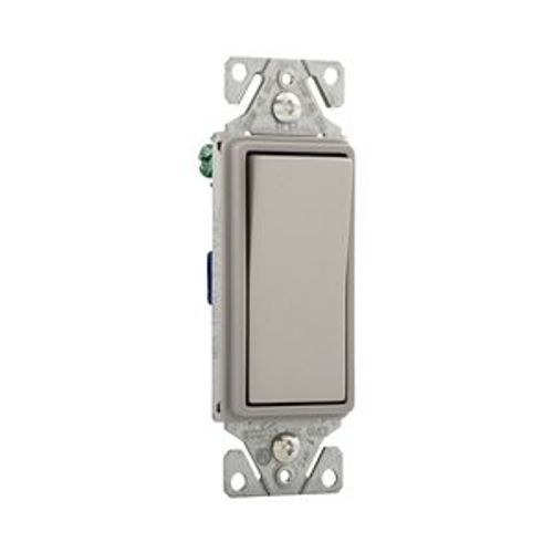 Main product image of Decorator Dimmer Switch, 15A, 120/277V, Back Push Wiring, Slvr Gran, 1-Pole 752803, 7501SG-BOX