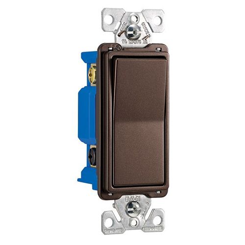 Main product image of Standard Grade Switch, #14-12 Awg 15A, 120/277V, Oil Rubbed Bronze, Motor Control, Fan, 4-Way, 7504RB-K-L