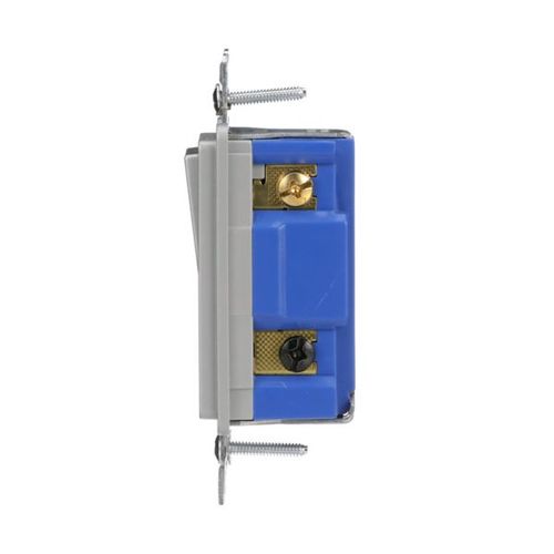 Main product image of Decorator Switch, 15A, 120/277V, Back Push Wiring, Slvr Gran, Four-Way 752759, 7504SG-K-L