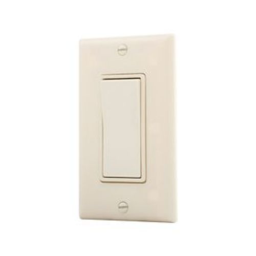 Main product image of Standard Grade Switch, Lighted In Off Pos, #14-12 Awg 15A, 120/277V, Light Almond, 7511LA-BOX