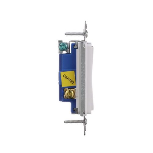 Main product image of Standard Switch, Lighted In Off Position, #14-12 Awg 15A 120/277V, Motor Control, Fan, 3-Way, 7513W-BOX