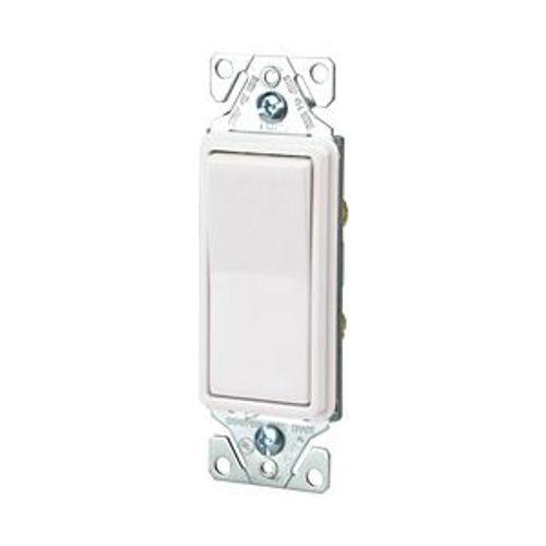 Main product image of Commercial Switch, #14-12 Awg 15A 120/277V, Back/Side/Push, Momentary, Motor Control, Fan, 7521W-BOX