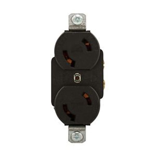 Main product image of Safety Grip Locking Receptacle, #14-10 Awg 15A, 125V, Black, Duplex, L1-15, 2-Pole, 2-Wire, 7540
