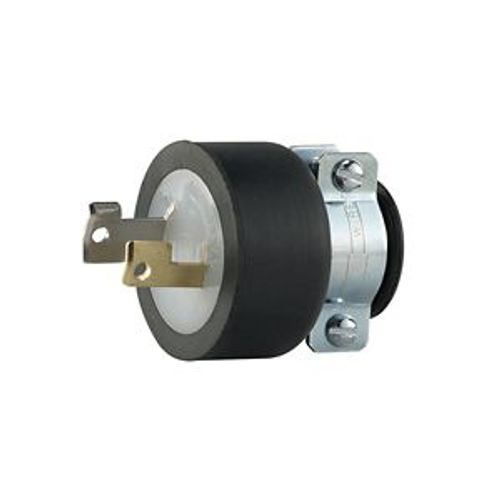 Main product image of Safety Grip Locking Plug, #14-8 Awg, 15A, 125V, Black, Safety Grip, L1-15, 2-Pole, 2-Wire, 7546