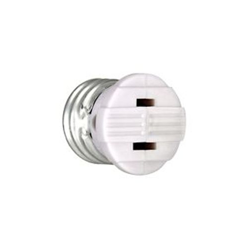 Main product image of Lampholder Socket Adapter, 1 Socket To 1 125V Nema 1-15R Outlet, 125V, White, Nema 1-15R, 660W, 758W-BOX