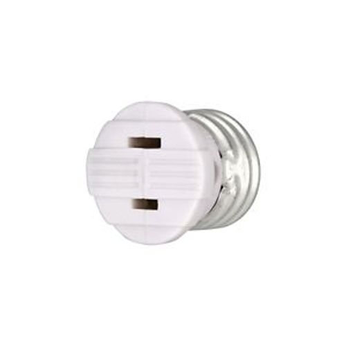 Main product image of Lampholder Socket Adapter, 1 Socket To 1 125V Nema 1-15R Outlet, 125V, White, Nema 1-15R, 660W, 758W-BOX