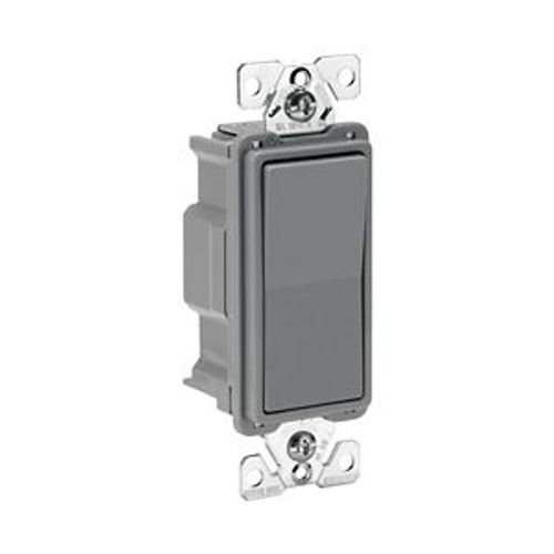 Main product image of Commercial Switch, #14-10 Awg 15A, 120/277V, Gray, Motor Control, Fan, 1-Pole 647048, 7601GY-BOX
