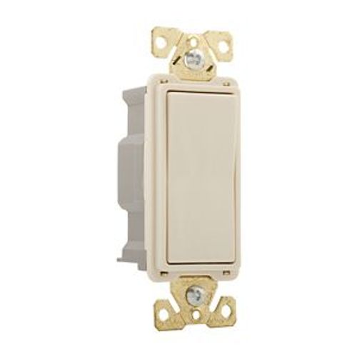 Main product image of Commercial Switch, #14-10 Awg 15A, 120/277V, Light Almond, Motor Control, Fan, 1-Pole 647543, 7601LA-BOX