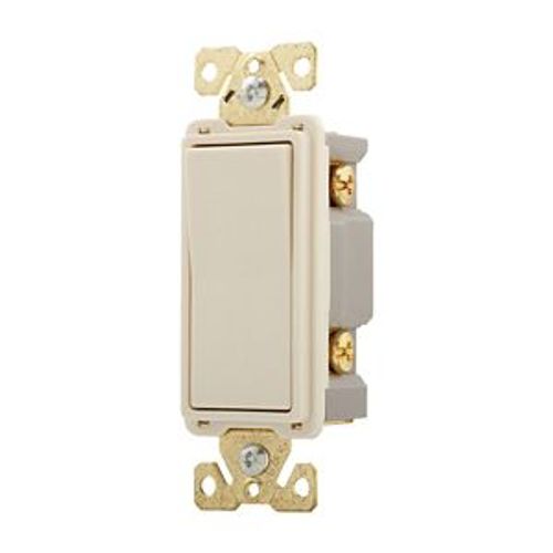 Main product image of Commercial Switch, #14-10 Awg 15A, 120/277V, Light Almond, Motor Control, Fan, 1-Pole 647543, 7601LA-BOX