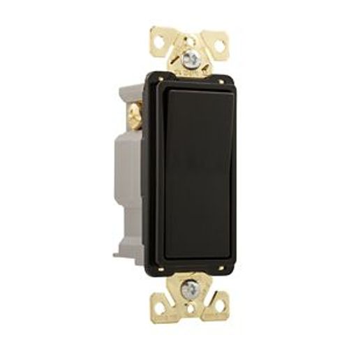 Main product image of Commercial Switch, #14-10 Awg 15A, 120/277V, Black, Motor Control, Fan, 3-Way 647109, 7603BK-BOX