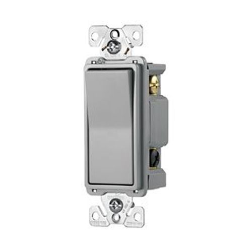 Main product image of Commercial Switch, #14-10 Awg 15A, 120/277V, Gray, Motor Control, Fan, 3-Way, 7603GY-BOX