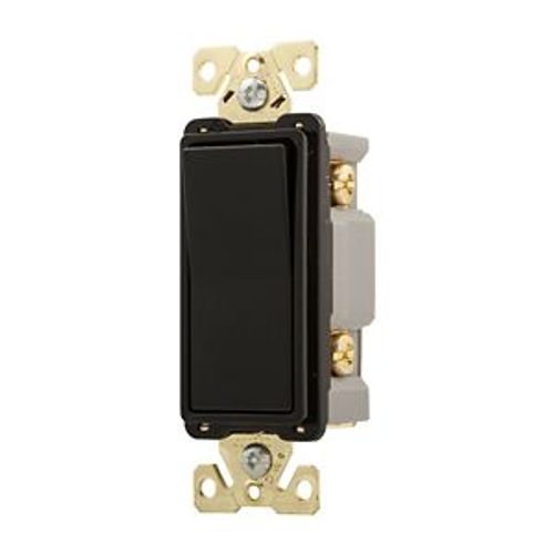 Main product image of Commercial Switch, #14-10 Awg 20A, 120/277V, Black, Motor Control, Fan, 1-Pole 647260, 7621BK-BOX