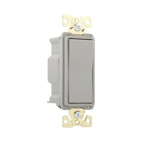 Main product image of Commercial Switch, #14-10 Awg 20A, 120/277V, Gray, Motor Control, Fan, 1-Pole 647277, 7621GY-BOX