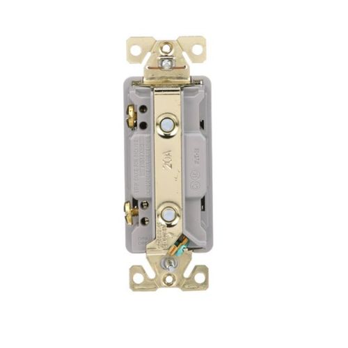 Main product image of Commercial Switch, #14-10 Awg 20A, 120/277V, Gray, Motor Control, Fan, 1-Pole 647277, 7621GY-BOX