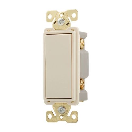 Main product image of Commercial Switch, #14-10 Awg 20A, 120/277V, Light Almond, Motor Control, Fan, 1-Pole 647604, 7621LA-BOX