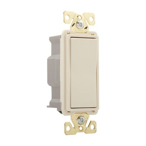 Main product image of Commercial Switch, #14-10 Awg 20A, 120/277V, Light Almond, Motor Control, Fan, 1-Pole 647604, 7621LA-BOX
