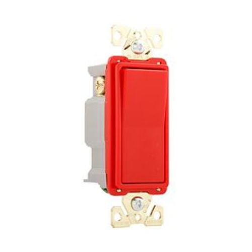Main product image of Commercial Switch, #14-10 Awg 20A, 120/277V, Red, Motor Control, Fan, 1-Pole, 7621RD-BOX