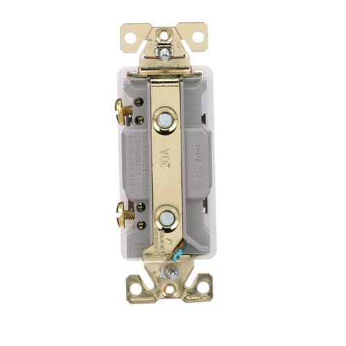 Main product image of Commercial Switch, #14-10 Awg 20A, 120/277V, Motor Control, Fan, 1-Pole 647307, 7621W-BOX