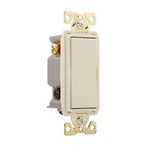 Main product image of Commercial Switch, #14-10 Awg 20A 120/277V, Light Almond, Motor Control, Fan, Double-Pole 647642, 7622LA-BOX