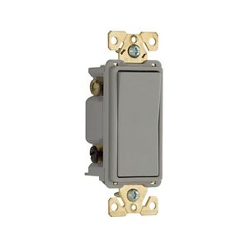 Main product image of Commercial Switch, #14-10 Awg 20A, 120/277V, Gray, Motor Control, Fan, 4-Way, 7624GY-BOX
