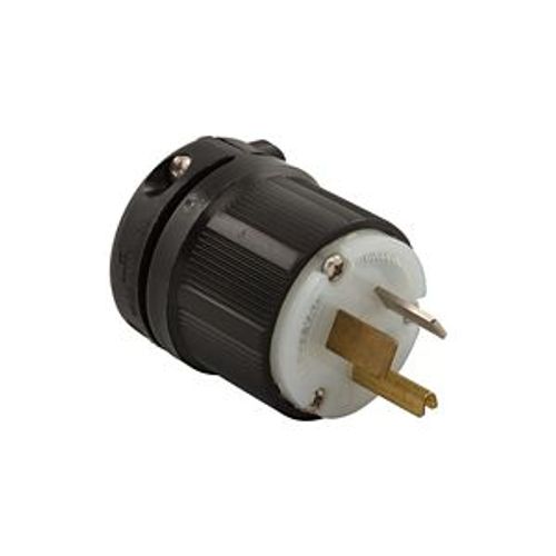 Main product image of Arrow Hart Safety Grip Straight Blade Plug, #18-12 Awg 20A, 277V, 7-20P, 2-Pole 3-Wire, Screw, 7624N
