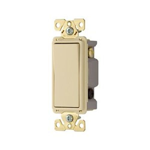 Main product image of Commercial Switch, #14-10 Awg 20A, 120/277V, Ivory, Motor Control, Fan, 4-Way 647437, 7624V-BOX