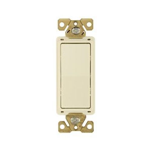 Main product image of Commercial Switch, Lighted In Off Pos, #14-10 Awg 20A, 120/277V, Light Almond, 7631LA-BOX
