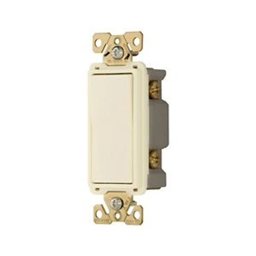 Main product image of Commercial Switch, Lighted In Off Pos, #14-10 Awg 20A, 120/277V, Light Almond, 7631LA-BOX