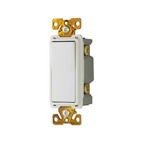 Main product image of Commercial Switch, Lighted In Off Position, #14-10 Awg 20A, 120/277V, Motor Control, 7631W-BOX