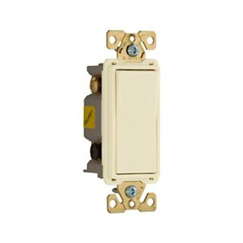 Main product image of Commercial Switch, Lighted In Off Pos, #14-10 Awg 20A, 120/277V Light Almond, Motor Control, Fan, 7634LA-BOX