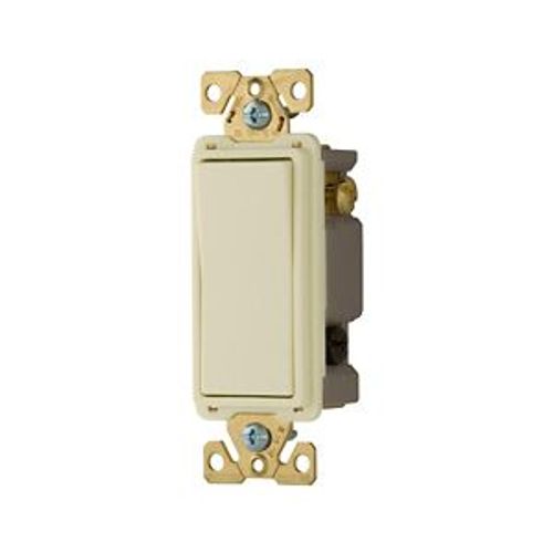 Main product image of Commercial Switch, Lighted In Off Pos, #14-10 Awg 20A, 120/277V Light Almond, Motor Control, Fan, 7634LA-BOX