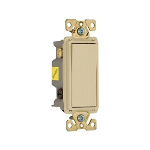 Main product image of Commercial Switch, Lighted In Off Position, #14-10 Awg 20A, 120/277V, Ivory, Motor Control, Fan, 7634V-BOX