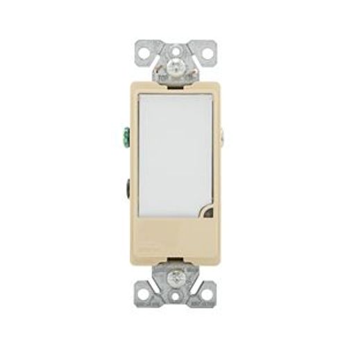 Main product image of Full Led Nightlight, Dimmable, #14-12 Awg, 15A, Flush Mount 120V, Back/Side Wiring, Light Almond, 7737LA-BOX