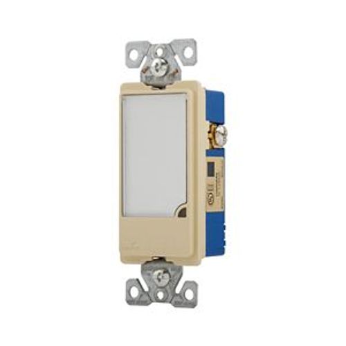 Main product image of Full Led Nightlight, Dimmable, #14-12 Awg, 15A, Flush Mount, 120V, Back & Side Wiring, Ivory, 7737V-BOX