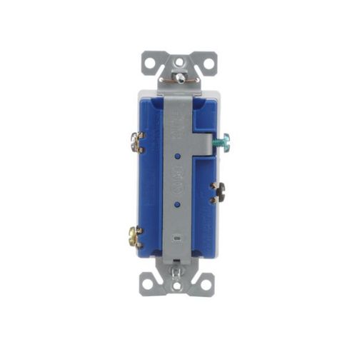 Main product image of Led Nightlight w/ Switch, Auto-Grnd/Led Nightlight, #14-#12 Awg 15A, 120V, Rocker, Wht, 1-Pole, 7738W-BOX
