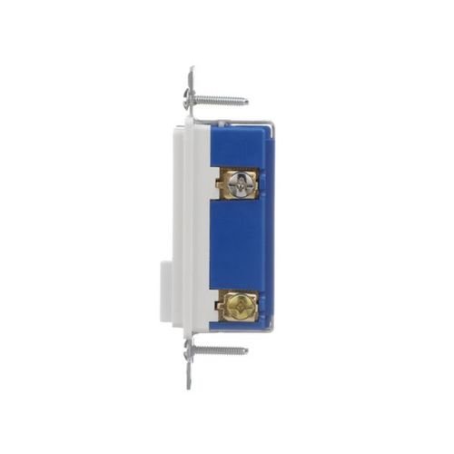 Main product image of Led Nightlight w/ Switch, Auto-Grnd/Led Nightlight, #14-#12 Awg 15A, 120V, Rocker, Wht, 1-Pole, 7738W-BOX