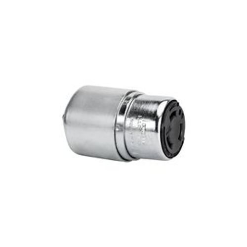 Main product image of Locking Connector, #10-6Awg, 50A, 600 Vac, 250Vdc,Armored, 3-Pole, 4-Wire, Steel, 7764