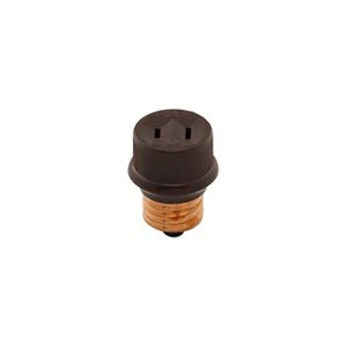 Main product image of Socket Adapter, 1 Socket To 1 125V Nema 1-15R Outlet, 125V, Brown, 1-15R, Nema 1-15R, 660W, 808-BOX