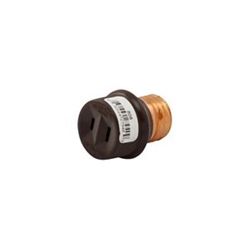 Main product image of Socket Adapter, 1 Socket To 1 125V Nema 1-15R Outlet, 125V, Brown, 1-15R, Nema 1-15R, 660W, 808-BOX