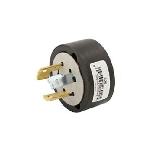 Main product image of Safety Grip Locking Plug, Stand-Alone Box Packaging, 20A, 120/250V, Black, 3-Pole, 3-Wire, 825-BOX